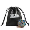 Cusdie 33MM D20 DND Dice with Sharp Edges and Glitter
