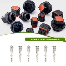 eMagTech Pack of 100 Crimping Pin 43030 Compatible with Molex 3.0 mm Micro Fit Housing Female Micro-Fit 43030 Pin Terminal Female Pin Connector Crimping Style Pen