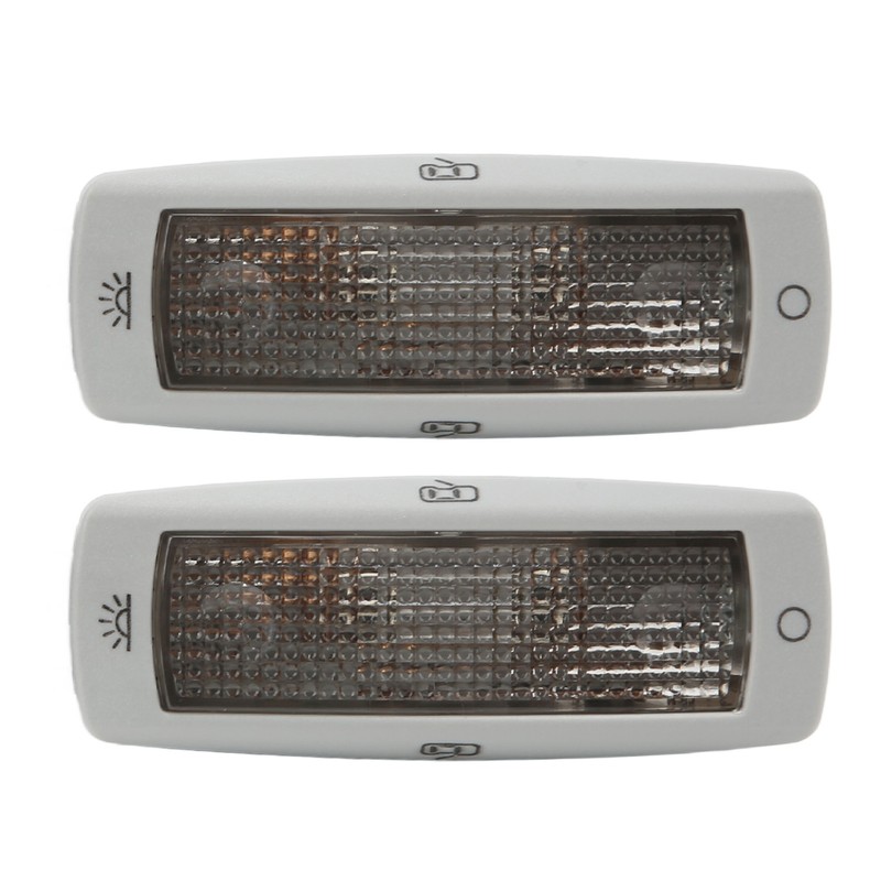 2pcs Rear Reading Dome Light 3B0947291 Gray Shell High Brightness