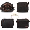 AYES Retro Messenger Bag Shoulder Crossbody Bag Laptop Bag Satchel