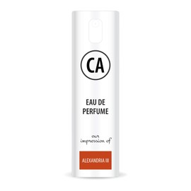 CA Perfume Impression of Alexandria III Unisex Eau De Parfum Amber Floral Scent Long Lasting Unisex Fragrance Travel Size TSA Ready for Day and Night Wear 0.33 Fl Oz 10ml