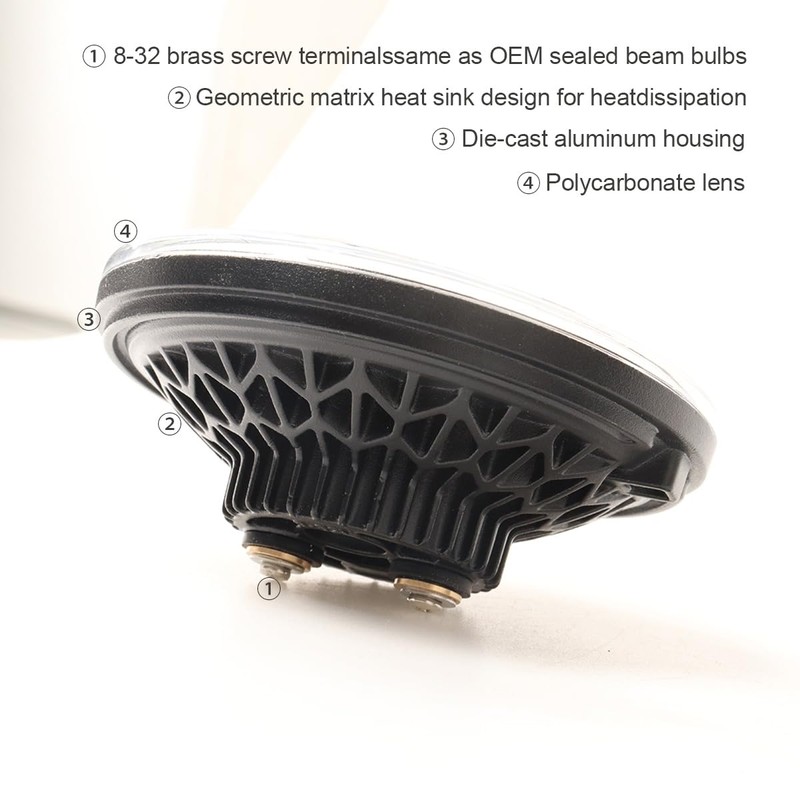 CUCNEXT Par 36 Aircraft Grade LED Landing Light 9-32V DC