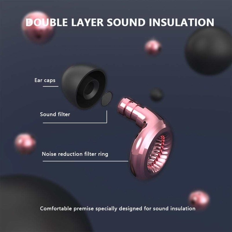 Party Music Ear Plugs Noise Isolating Ear Plugs with Storage