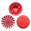PME Christmas Foil Coated Cupcake Cases - Santa Mix (Pack