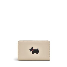RADLEY London Womens Leather Heritage Medium Bifold Purse Wallet in Dove Grey