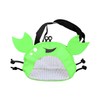 Bojueshaw Crab-Shaped Mesh Beach Bag,Shell Collecting Bag with Adjustable Strap,Multifunctional