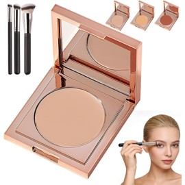 Corector para debajo de los ojos Colored Clay CC corrector de color para las ojeras con tres pinceles, ideal para las ojeras y las decoloraciones; alisa, hidrata y nutre la piel (Light)