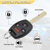 Vurkcy Key Fob Replacement for 2006-2013 Honda Civic EX Si