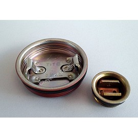 Steel Drum Closure Bung Plug Set 55 Gallon Barrel with Buna Seal