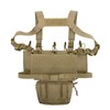 YAKEDA Tactical Chest Mini Rig Vest/Training Mini Rig Adjustable &
