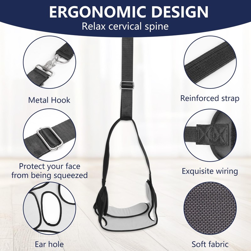 Ear Hole Cervical Traction Device，Adjustable Neck Traction Device & Posture