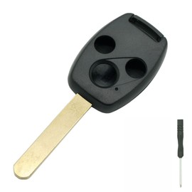 SEGADEN Replacement Key Shell Compatible with Honda Accord Civic CRV Pilot Fit 3 Button Keyless Entry Remote Key Case Fob PG206