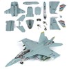 1:72 Scale F-18 VFA-2 Bounty Hunters Fighter Jet Quick Assembly