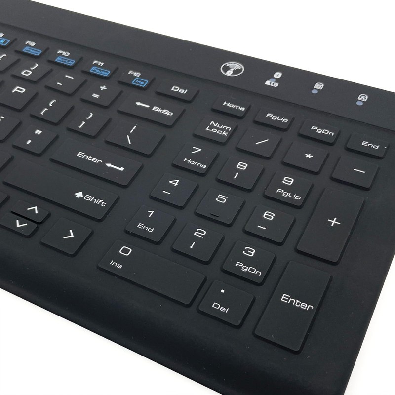 DSI Industrial Wireless Bluetooth 5.0 Waterproof Full-Size Keyboard DWB600 Disinfectant
