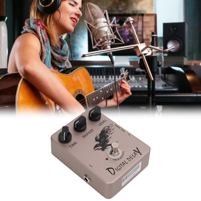 Digital Delay Effect Pedal Electric Guitar Pedals with True Bypass