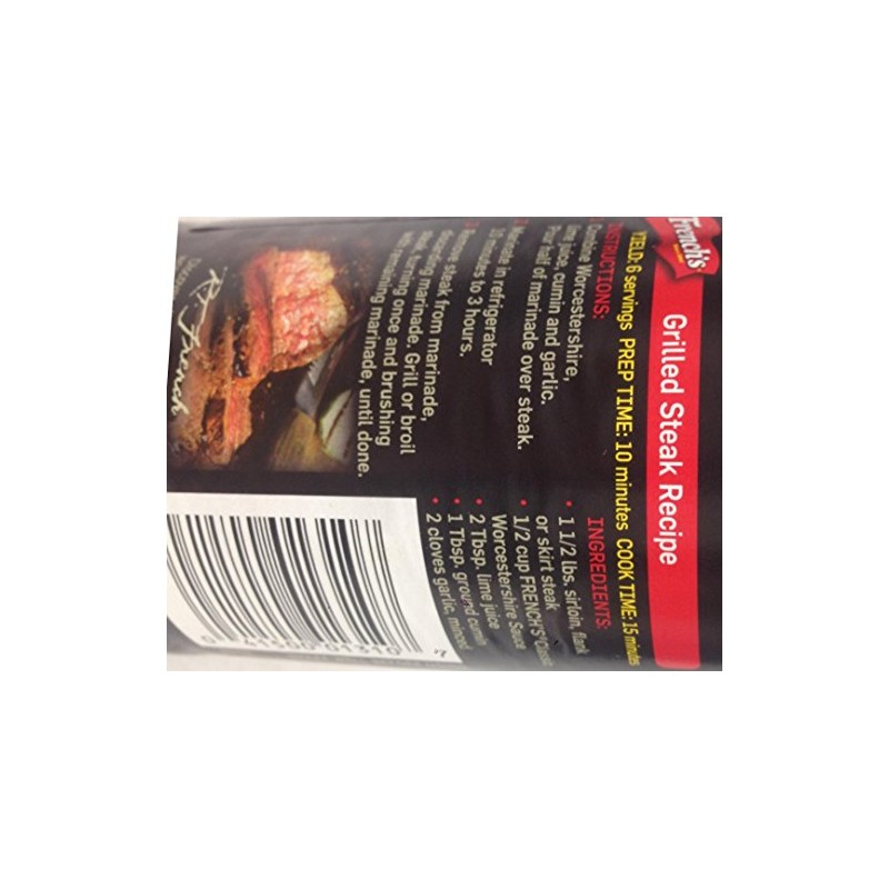 French's Worcestershire Classic Sauce 10 Oz. Pack Of 6.