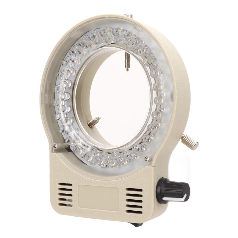Microscope Illuminator Ring LED Light Source Adjustable Accessory 100‑240V
