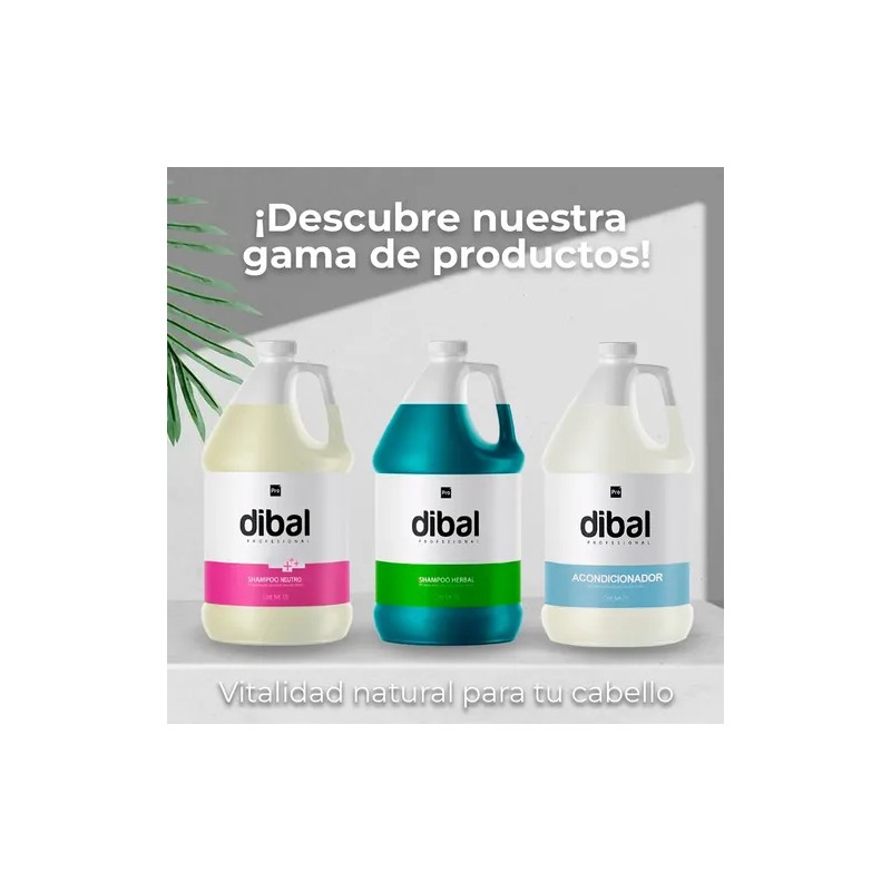 Shampoo Neutro Para Todo Tipo De Cabello De Dibal 3.5