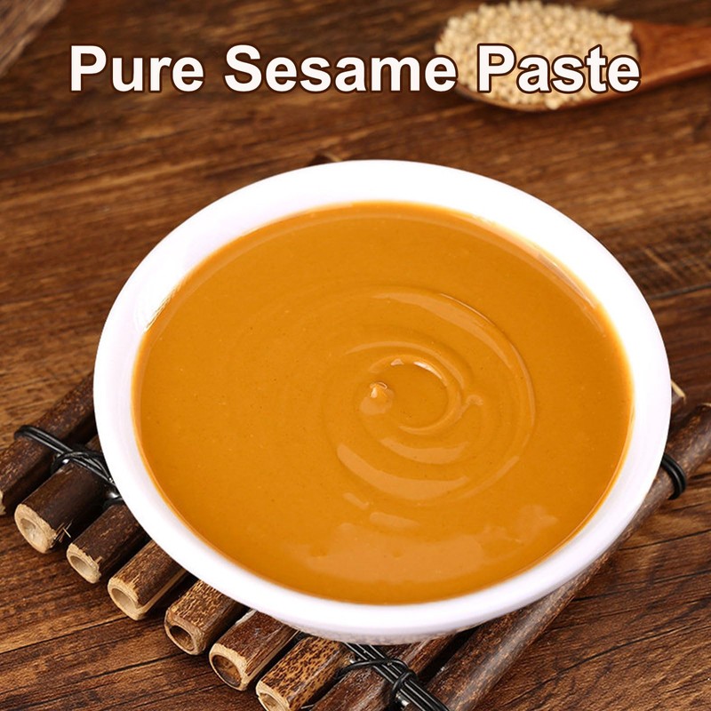 SXETBEAN Pure Sesame Paste, 10.58oz/300g Chinese Sesame Sauce, Great for