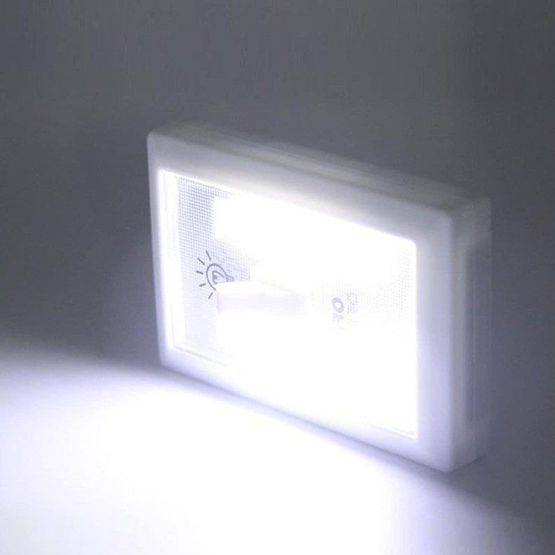 LINLUX Battery Operated Switch LED Lights, Portable Tap Light, Push