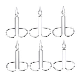 Mikinona 6pcs Stainless Steel Eyebrow Tweezers Set Precision Eyebrow Grooming Tools for Women Men