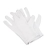 Accessotech 4 Pairs Cotton Gloves White Mens Women Dermatological Moisturising