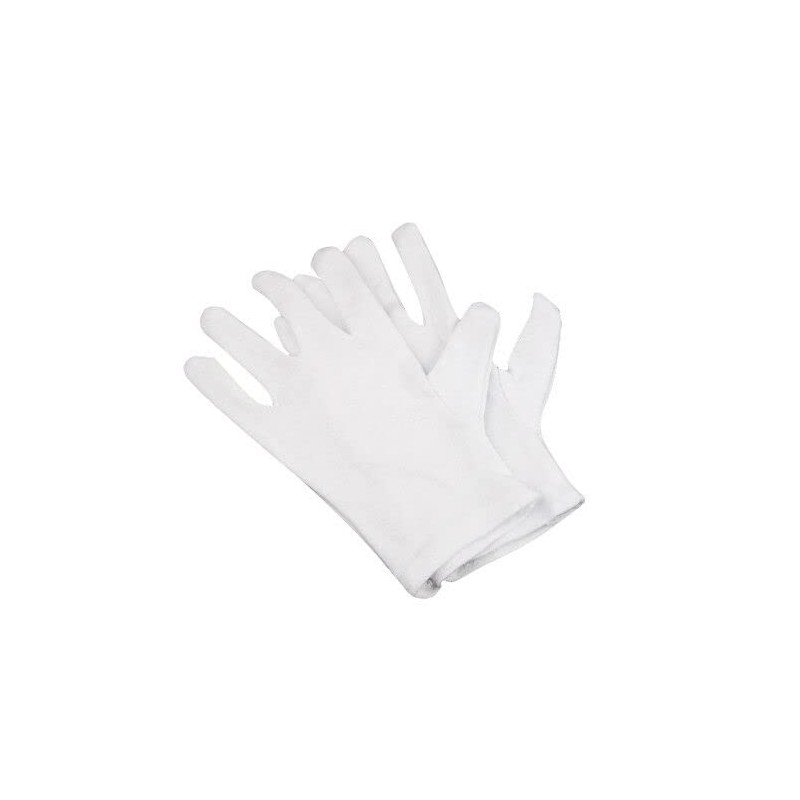 Accessotech 4 Pairs Cotton Gloves White Mens Women Dermatological Moisturising