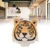 3D Simulation Animal Head Statues Wall Decor Resin Unique Exquisite