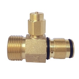 Hardware Fittings 7106264 Outlet connector Assembly M22 with booster valve, Replacement Simpson AAA pressure cleaning pump 530001 530002 530008 53009 530011 530013 530016, Gold
