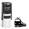 stampexpression - Trolley Self Inking Rubber Stamp - Black Ink