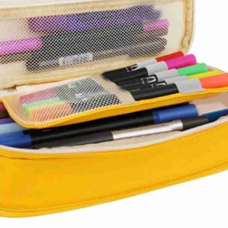 Big Capacity Pencil Case Multifunctional Orderly Storage Multiple Grids Stationery