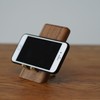 Smartphone Stand, Wooden, Compact Size, Convenient to Carry (Simple Specification)