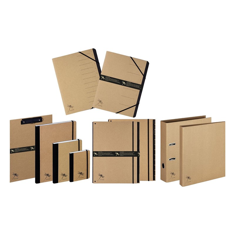 PAGNA Elastic Folder A4 Pure 3 Flaps Natural