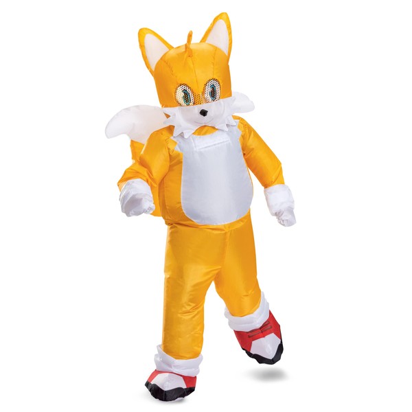 Disguise Disguise Sonic Tails Inlatable Kids Costume, Official Sonic Move