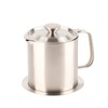 Grease Container 304 Stainless Steel Dustproof Large Capacity Fine Strainer