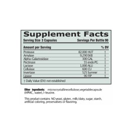 Enzyme 270 Digestive Combines All The Enzymes Needed To Help Break Down All Food