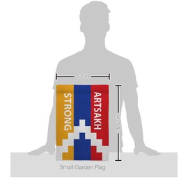 Armenia Flag Artsakh Strong Garden Flag Set Wall Holder Support Cause United State American House Decoration Banner Small Yard Gift Double-Sided, Made in USA