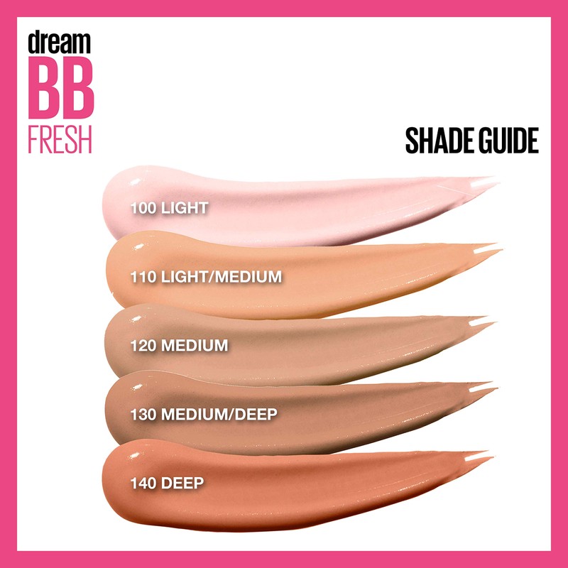 Maybelline Dream Fresh Skin Hydrating BB cream, 8-in-1 Skin Perfecting