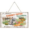 Twisted R Design Carrot Patch Printed Handmade Sign