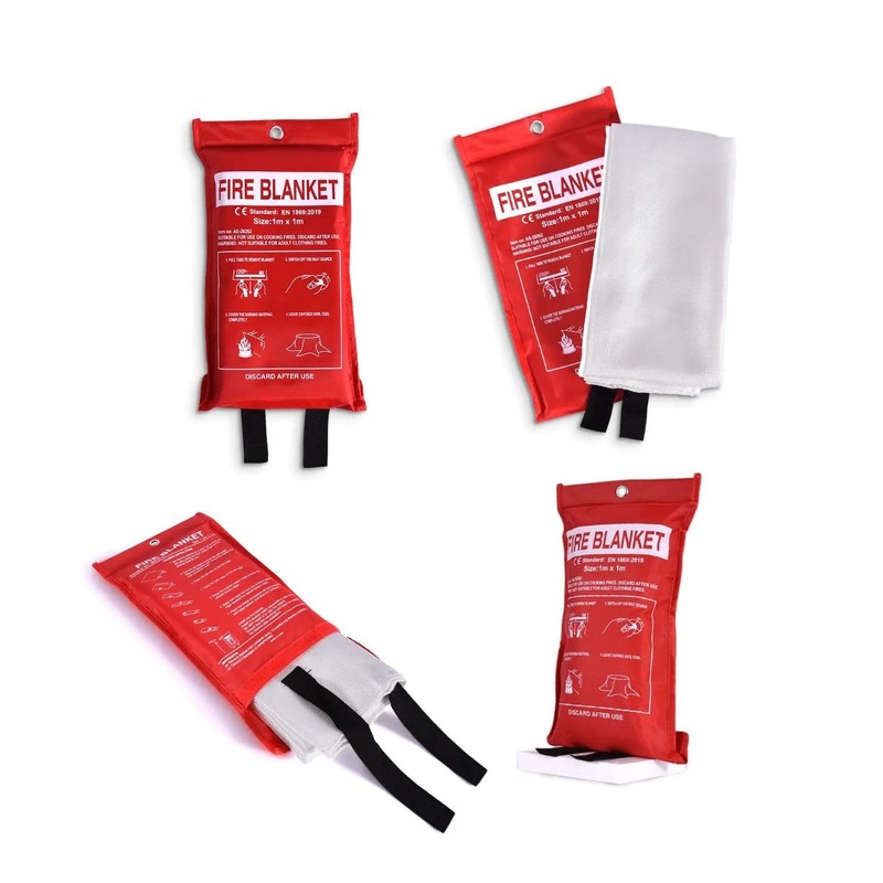 Quick Release Large Fire Blanket for Home Office Kitchen Caravan