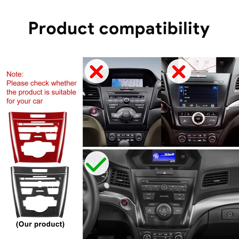 AIRSPEED for Acura ILX 2013-2022 Center Console CD Button Frame