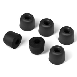 CYBERGUYS Memory Foam Tips Replacement Compatible with DEWALT Earbuds, Ear Tips Isolation Noise Earbud Tips Replacement Fit 5.0mm-5.2mm Nozzle in-Ear Earphones with Storage Box, 3 Pairs