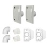 Cen-Tec Systems 93917 Central Vacuum Installation, 2-Inlet Kit, Gray