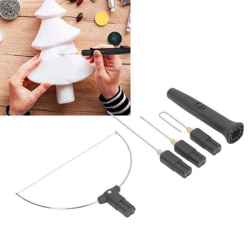 9PCS Hot Wire Foam Cutter Kit Styrofoam Knife Cutter Electric