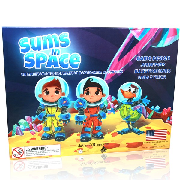 Sums in Space An Addition Subtraction Math Game for Kids