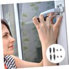 Gadpiparty 4 Sets Sliding Window Lock Durable Sash Locks for