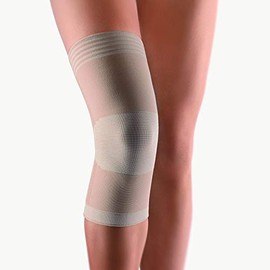 bort 054400 medium skin two-pull knee support bandage for light stabilisation, medium, beige