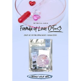 TWICE - Formula Of Love: O+T=<3 (Result File Cover incl. CD, Photobook, Photocard, Twind Photo, Folded Poster, Extra Photocards)