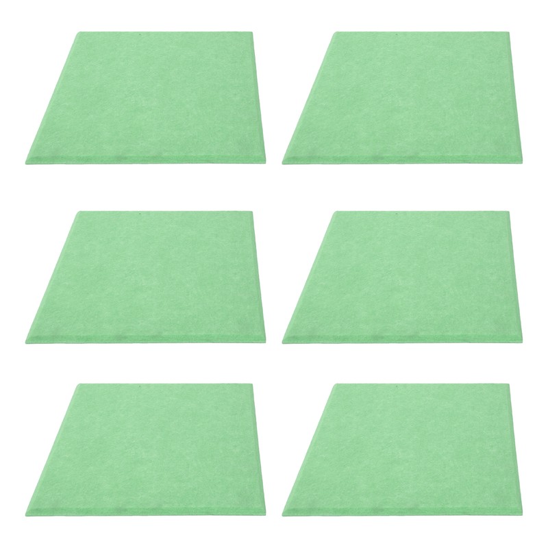 6Pcs Acoustic Absorption Panel Thickened Reduce Reverb SoundProof Padding Absorber(Green