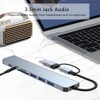 Frafuo USB C HUB-USB C Adapter 8 in 1 USB
